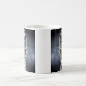 Androïde métallique yeux bleus コーヒーマグカップ (中央)