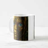 Androïde regard intense コーヒーマグカップ (正面左)