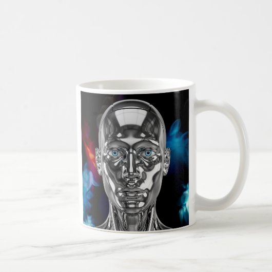 Androïde science fiction コーヒーマグカップ (右)
