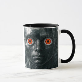 Androïde yeux lumineux マグカップ