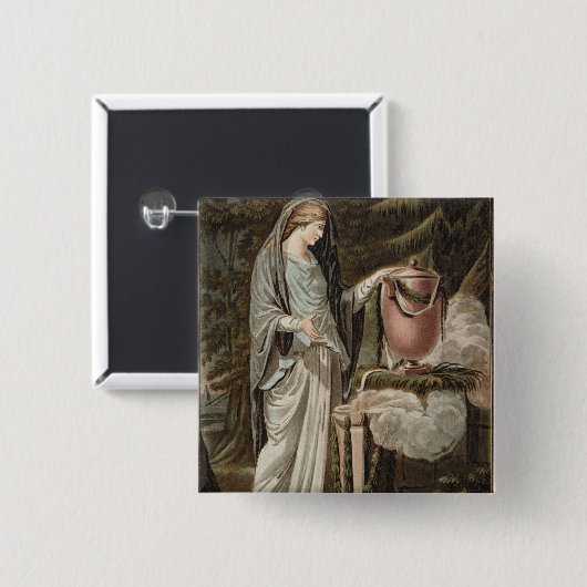 AndromacheのジーンRacin著「Andromache」のための衣裳 缶バッジ (正面&裏面)