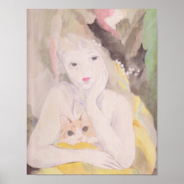 Andromed et chat Marie Laurencin ポスター