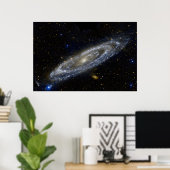 Andromeda galaxy milky way cosmos universe ポスター (ホームオフィス)