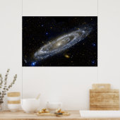 Andromeda galaxy milky way cosmos universe ポスター (キッチン)