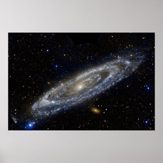 Andromeda galaxy milky way cosmos universe ポスター (正面)