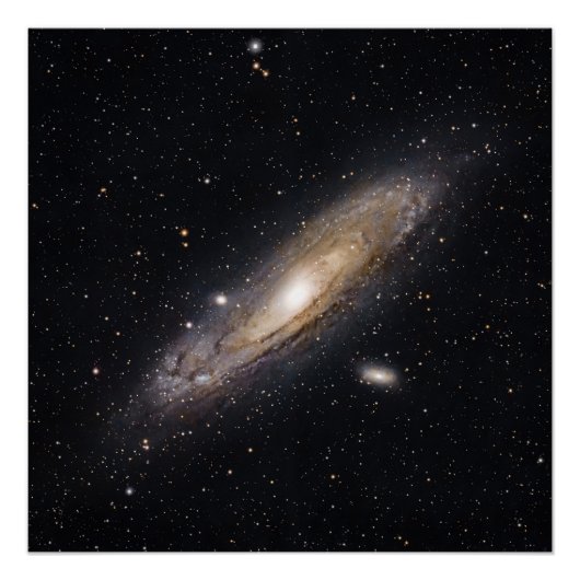 Andromeda Galaxy | Space Photography ポスター (正面)