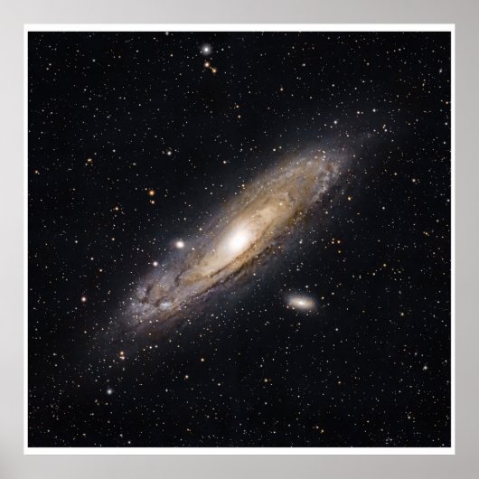 Andromeda Galaxy | Space Photography ポスター (正面)