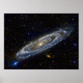 Andromeda Galaxy Ultraviolet View, ZGOS ポスター (正面)