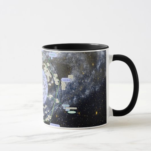 Andromeda Map mug マグカップ (右)