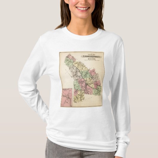 Androscoggin Co、メイン Tシャツ (正面)
