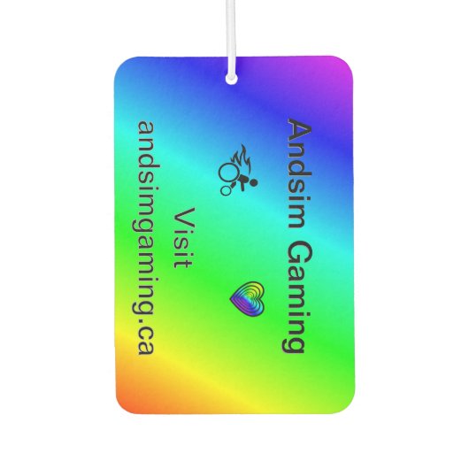 Andsim Gaming  カーエアーフレッシュナー (正面)