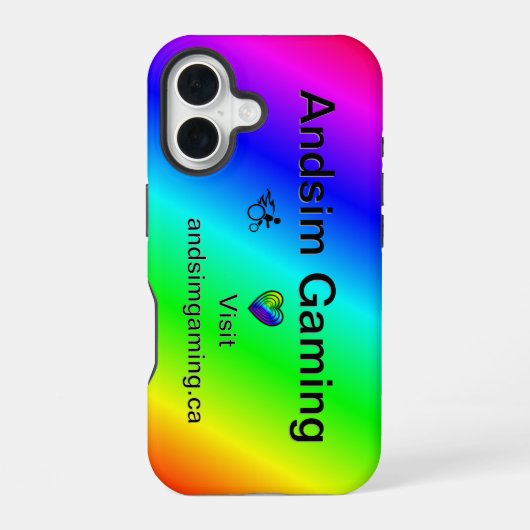 Andsim Gaming Iphone 16ケース (裏面)
