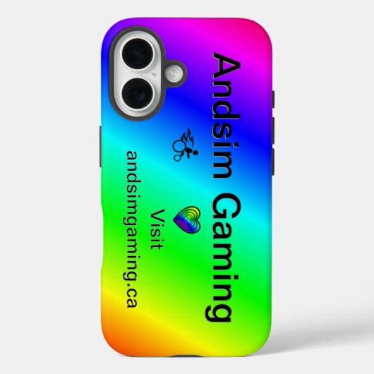 Andsim Gaming Iphone 16ケース Case-Mate iPhoneケース (裏面)