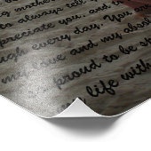 Andy & Ashley結婚、誓いを込めた写真 フォトプリント (角)