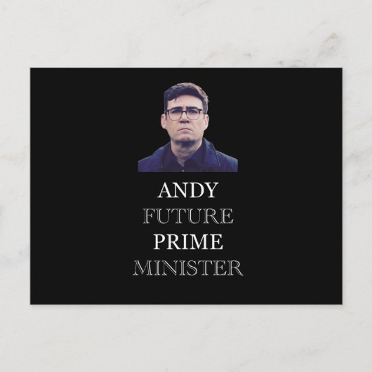 Andy Future Prime Minister - Andy Burnham ポストカード (正面)