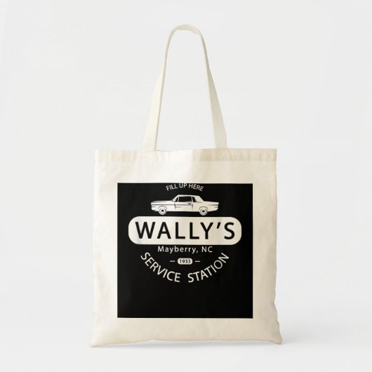 Andy Griffith Show Wally's Service Station Classi トートバッグ (正面)