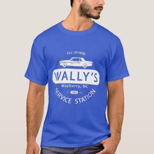 Andy Griffith Show Wallys Service Station friends Tシャツ (正面)