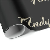 Andy Vorname Name edles Geschenkpapier Papier ラッピングペーパー (ロールコーナー)