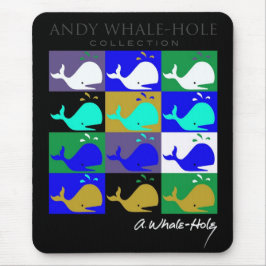 Andy Whale-Hole™ 12パネル逆色マウスパッド マウスパッド