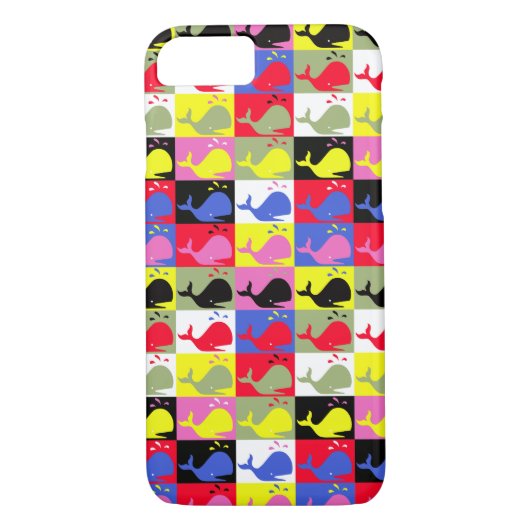 Andy Whale-Hole™_Lots o'クジラのパターン Case-Mate iPhoneケース (裏面)