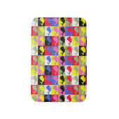 Andy Whale-Hole™ pattern_Lots o'小さなクジラ バスマット (正面縦)