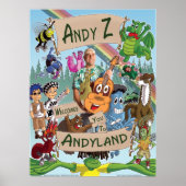 Andy Z & Friends poster ポスター (正面)