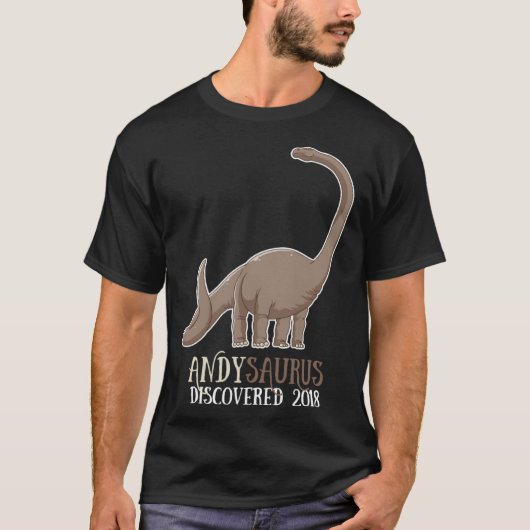 Andysaurus Discovered 2018 Dinosaur  rex Kids Tシャツ (正面)
