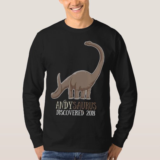 Andysaurus Discovered 2018 Dinosaur  rex Kids Tシャツ (正面)