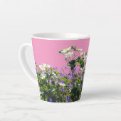AnemoneとGeranium Cust.ピンクラテマグ カフェラテマグ (左アングル)