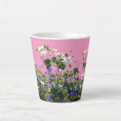 AnemoneとGeranium Cust.ピンクラテマグ カフェラテマグ (正面)