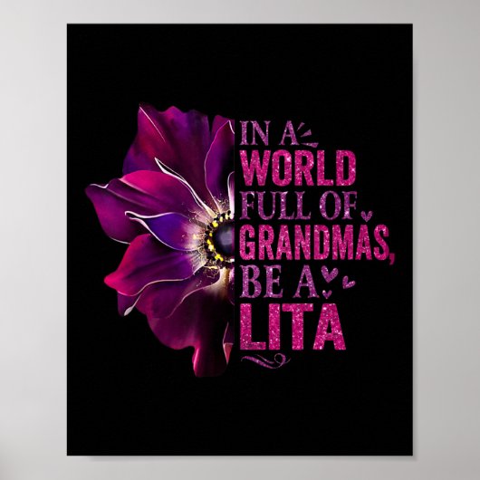 AnemoneはGrandmas Mothがいっぱいの世界のリータである ポスター (正面)