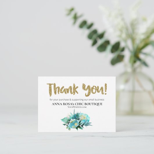 *~* ANEMONEフローラQRロゴAPレビューをありがとう8 エンクロージャーカード (スタンド正面)