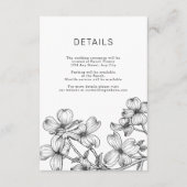 Anemoneブーケ結婚のエンクロージャカード エンクロージャーカード (正面)