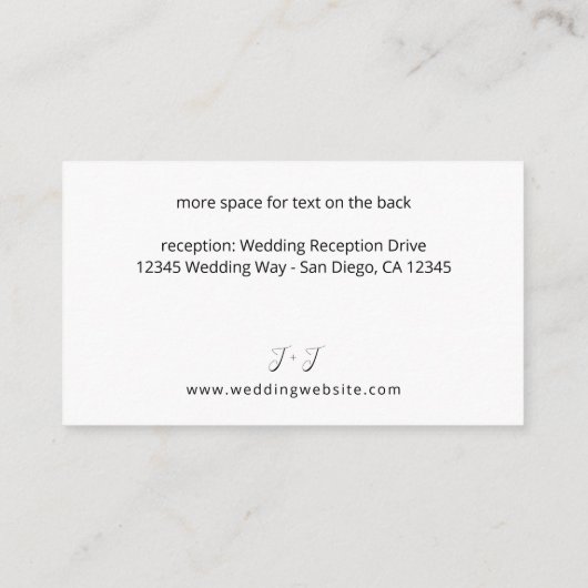 AnemoneホワイトフローラSMエンクロージャカード エンクロージャーカード (裏面)