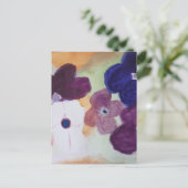 Anemone春の花葉書 ポストカード (スタンド正面)