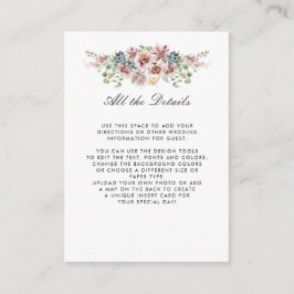 Anemone赤面ダークグレ結婚ーの詳細方向 エンクロージャーカード