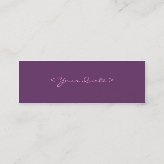 Anemone 1花の写真名刺 スキニー名刺 (裏面)