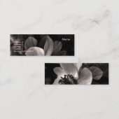 Anemone 2 Sepia写真ミニ名刺 スキニー名刺 (正面/裏面)