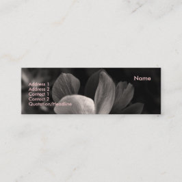 Anemone 2 Sepia写真ミニ名刺 スキニー名刺