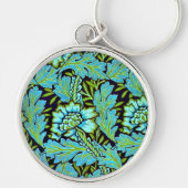 Anemone by William Morris Keychain キーホルダー (正面)