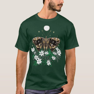 Anemone Dark春蝶wで夜の蛾 Tシャツ