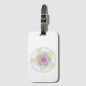 Anemone、Endive Flowers、Wormwood、Almonds ラゲッジタグ (正面縦)