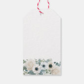 Anemone Eucalyptus十字宗教ありがとう ギフトタグ (裏面)