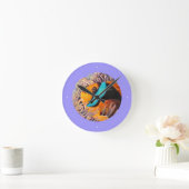 Anemone Fish Round Wall Clock ラウンド壁時計 (ホーム)