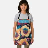 Anemone Waterカラーカラフルパタパーソナライズされたーン エプロン (インサイチュ)