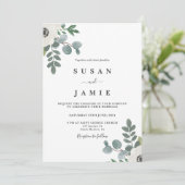 Anemone water color 結婚フローラ 招待状 (スタンド正面)