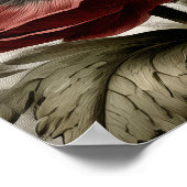 Anemone wild flowers ポスター (角)