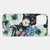 Anemone Wildflowers:ヴィンテージ水彩パターン Case-Mate iPhoneケース (裏面 (横))