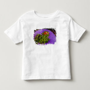 Anemonefishおよび大きいアネモネ トドラーTシャツ
