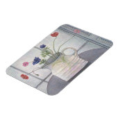 AnemonesとPoppies 2008ジュグの花はまだ マグネット (左側)